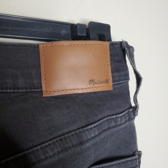 Madewell Black Scattered Metallic Dot High Rise Cali Demi Boot Cut Flare Jeans - Picture 9 of 15